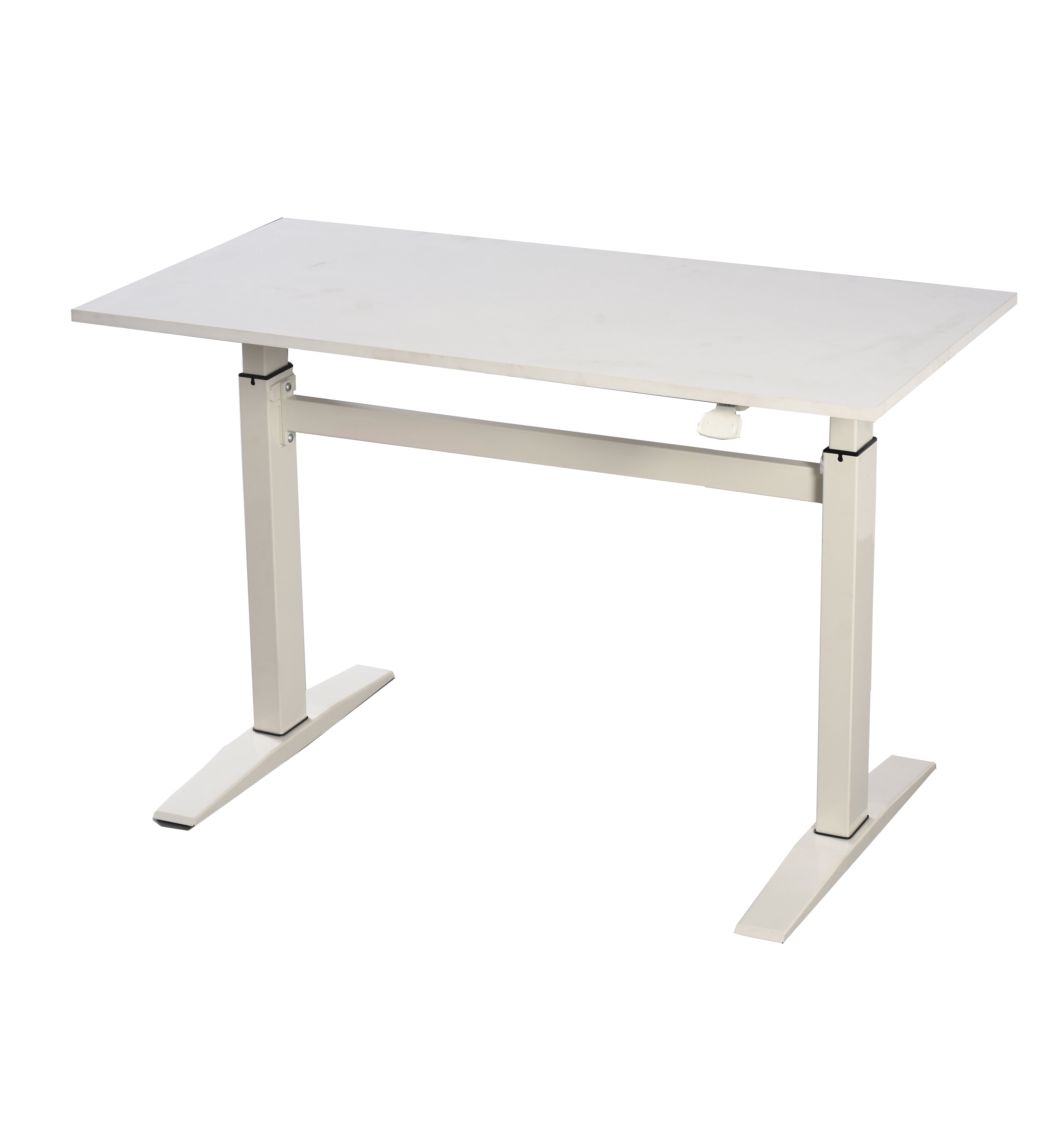 47" Tech Desk Standing and Adjustable Desk, White