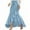 Light Blue, variant on Skirts for Women Fall Solid Color Ruffle Flowy Skirt Business Casual Womens Maxi Skirt High Waist Drawstring Warp Skirts S