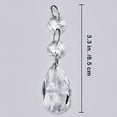 thumbnail image 2 of 24 Pcs Teardrop Chandelier Prisms Candle Chandelier Crystal Pendants Glass Pendant Beads 1.5" for Chandelier Lights Suncatchers$$Art & Craft, 2 of 9