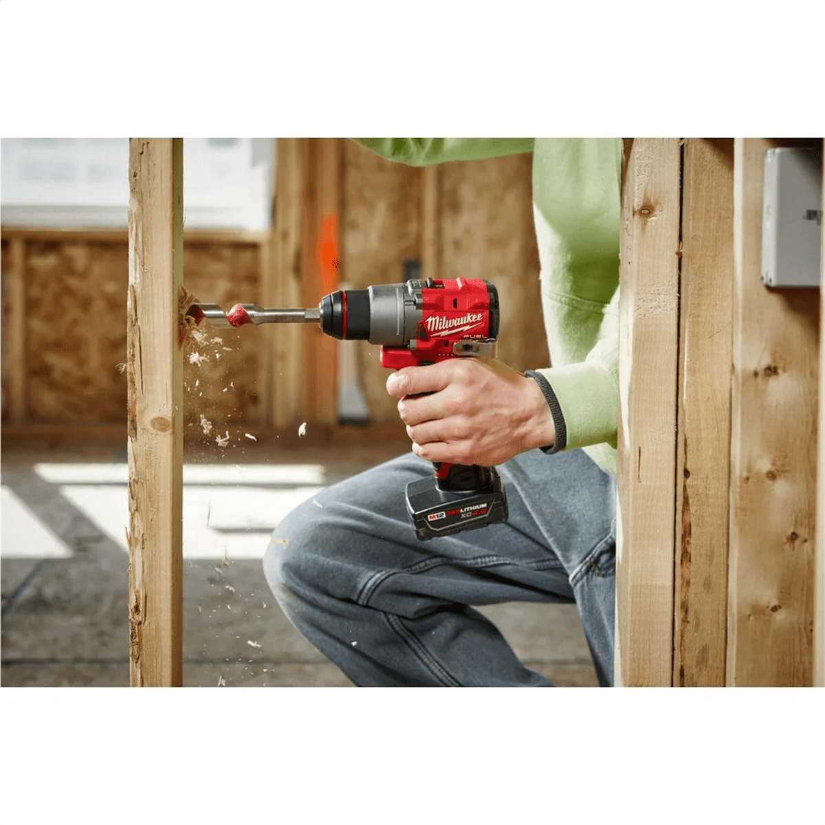 Milwaukee 3403-22 M18 FUEL 1/2" Hammer Drill with AUTOSTOP and REDLINK