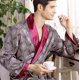 thumbnail image 1 of Bata para hombre, camisón, Kimono de satén, bata de baño, ropa de dormir informal, bata de casa con estampado dorado de talla grande 3xl 4xl 5xl, 1 of 2