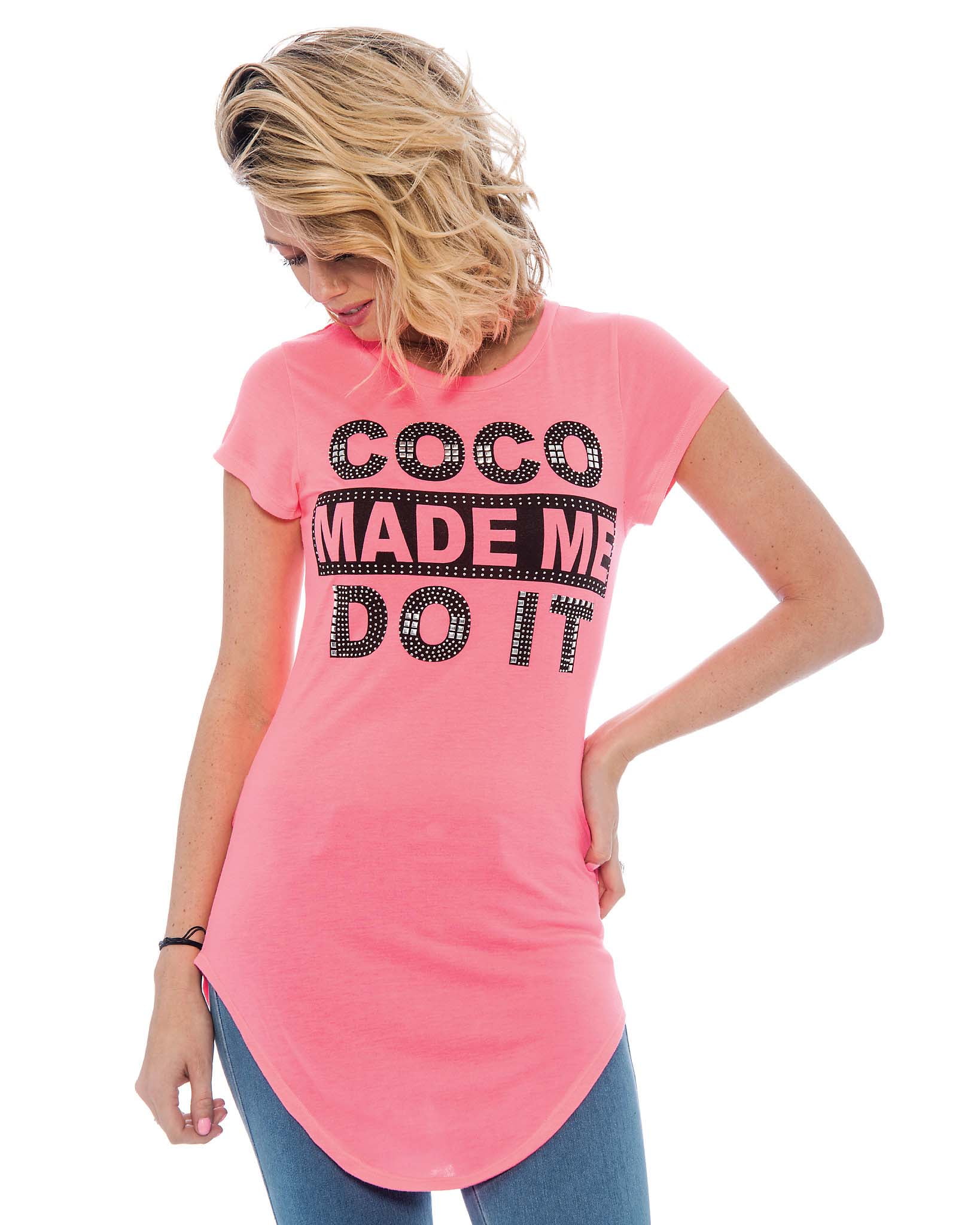 coco made me do it t shirt