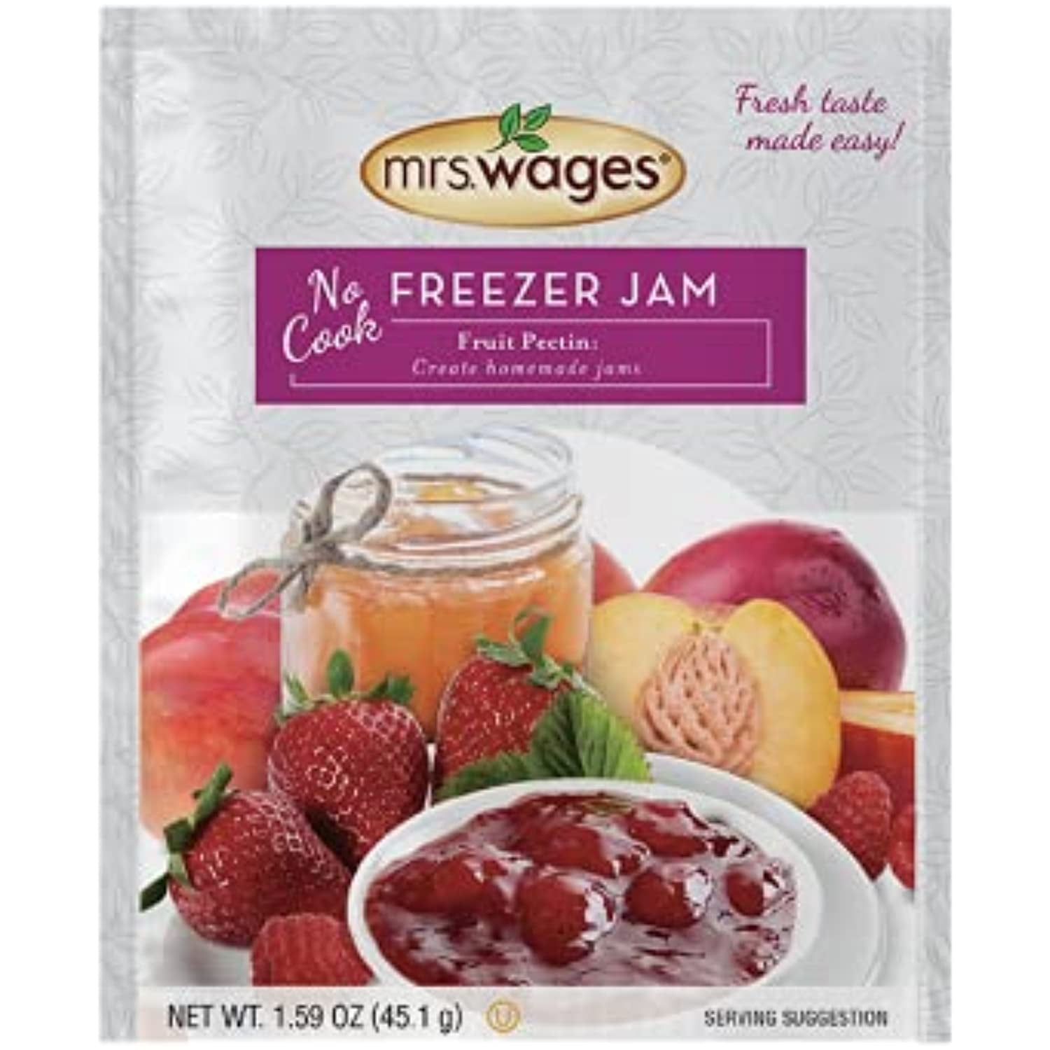 Mrs. Wages No Cook Freezer Jam Fruit Pectin (Value Pack Of 12)