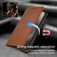 thumbnail image 2 of Dteck for iPhone 12/12 Pro Wallet Case, PU Leather with Card Holder Kickstand Magnetic Flip Shockproof Case 6.1 Inch,Brown, 2 of 6