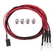 thumbnail image 1 of 4 faros LED 3mm blanco/rojo piezas de coche RC para TRAXXAS HSP HPI REDCAT, 1 of 3