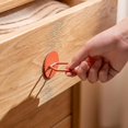 thumbnail image 2 of 5-pack Door And Window Auxiliary Handle Cabinet Door Drawer Glass Paste Handle Simple Punch-free Push-pull Door Handle (hexagonal Edge), 2 of 5