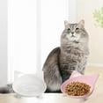 thumbnail image 6 of Cat Food Bowl Elevated Cat Bowl Ergonomic Cat Food Dish anti Vomiting Raised Cat Food Bowl Non Slip for Cats Dogs Summer Gift, 6 of 7