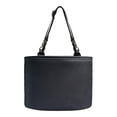 thumbnail image 1 of Bolsa de almacenamiento para el asiento trasero del coche, caja de almacenamiento de cuero PU resistente al agua Negro, 1 of 5