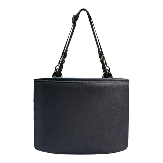 Bolsa de almacenamiento para el asiento trasero del coche, caja de almacenamiento de cuero PU resistente al agua Negro
