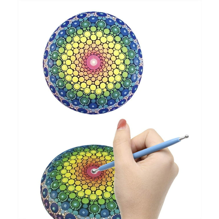 Circular Dotting Tools for Nail Art, 6 sizes Embossing Stylus for Painting  Rocks Mandalas, Pattern Tracing Stylus, Art Dot Painting Tools,NAT234