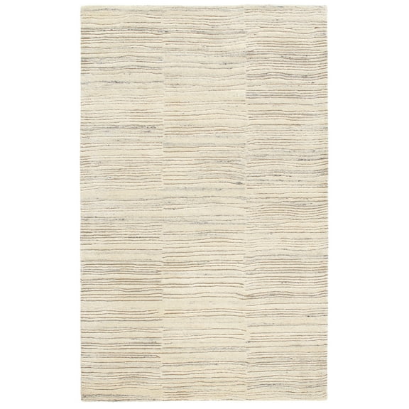Dash & Albert Avery Hand Tufted Wool Rug, 2' 6" x 8', Oatmeal