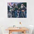 thumbnail image 2 of Orinice  David Mann Motorcycle Art  Motorcycle Canvas Wall Art For Room Aesthetic And Decor 21 Canvas Painting Wall Art Poster for Bedroom Living Room Decor  16x12in, 2 of 6