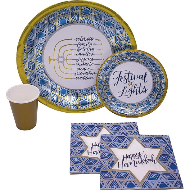 Hanukkah Paper Plates