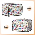 thumbnail image 3 of Lsque Summer Print 4 Slice Toaster Cover , Kitchen Appliance Dustproof Protector , Toaster Protector Dustproof Kitchen Appliance Cover, 3 of 7