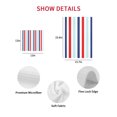 thumbnail image 7 of Red Blue Stripe Kitchen Dish Towels for Drying Dishes Set of 3, Gradient Geometric White Vertical Striped Waffle Weave Microfiber Hand Tea Bathroom Towels Quick Dry & Absorbent Towel 12x12, 7 of 7