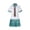 Halloween Zombie Performance Show Cosplay Costume - School Mizi, variant on 2026 Halloween Zombie Performance Show Mizi Cosplay Costume, Idol Theme Halloween Role Play Outfit Set with Flared Dress + Belt + Gloves, Halloween Costume for Stage Performance, S