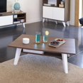 thumbnail image 4 of Symbiosis E2090A0800X00 Prism Coffee Table with Magazine Rack, Walnut, 4 of 8