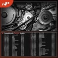 thumbnail image 4 of A-Premium 95.02 Inch Serpentine Belt Compatible with Chevy, GMC, Cadillac, Jeep, Olds, Saab, Mercedes-Benz, Audi Vehicles - Express, Equinox, Tahoe, Savana, C/K Class, Terrain, A4 Quattro & More, 4 of 10