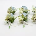 thumbnail image 6 of Dusty Blue Rose Boutonniere for Men Wedding, Groom and Best Man Boutonnieres with Artificial Flower for Wedding Prom Party (Dusty Blue), 6 of 7