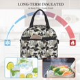 thumbnail image 4 of Naloa Abstract Watercolor Print Lunch Bag for Women & Men Insulated Lunch Box or Cooler Lunch Tote Bags for Work, Travel, Outdoor, 4 of 5