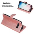 thumbnail image 4 of Estuche de Cuero PU con Cierre para Samsung Galaxy S10 Plus , Funda Protectora con Billetera y Correa, 4 of 6