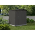 thumbnail image 2 of EZEE Shed Steel Storage 6 x 5 ft. Galvanized Low Gable Charcoal, 2 of 7