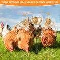 thumbnail image 5 of LINFANG 2 Pack Peck Toy Lightweight Chicken Treat Dispenser Interactive Chicken Slow Feeder Toy Fun Chicken Enrichment Toys for Hens Ducks Large Birds Parrots, 5 of 8