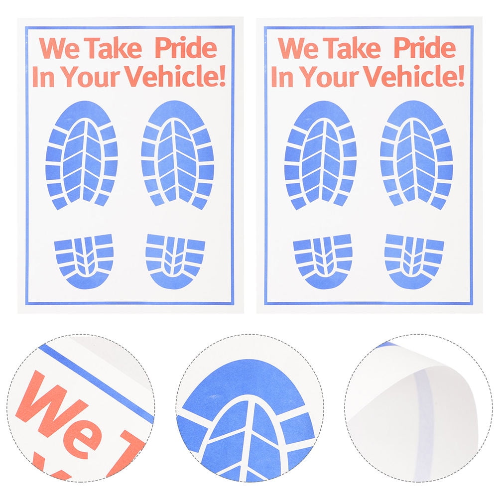 ELAYARD 25Pcs Car Detailing Paper Floor Mats Soft Comfortable Floor Mat for Vehicles