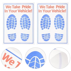 ELAYARD 25Pcs Car Detailing Paper Floor Mats Soft Comfortable Floor Mat for Vehicles