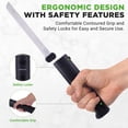thumbnail image 4 of Electric Bread Knife for Carving Cooked Meats, Cooked Poultry, Bread, Crafting Foam, and More, Lightweight with Contoured Grip Handle (Black), 4 of 7