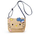 thumbnail image 4 of Sanrios My Melody KTCat-bandolera de dibujos animados Kawaii, bolso de paja, monedero, juguete para niñas, regalo de Navidad, 4 of 4