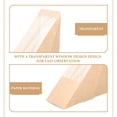 thumbnail image 3 of 100Pcs Kraft Sandwich Boxes Triangle Sandwich Case Paper Sandwich Case Paper Baking Box, 3 of 6
