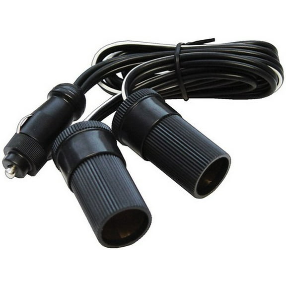 Audiopipe NP210 Nippon Cigarette Lighter Plug To 2 Female Jacks