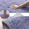 thumbnail image 6 of Homore Cute Fluffy Velvet Carpet Soft Washable Area Rugs for Bedroom/ Living Room Decoration, 5' x 8' Lavender, 6 of 8