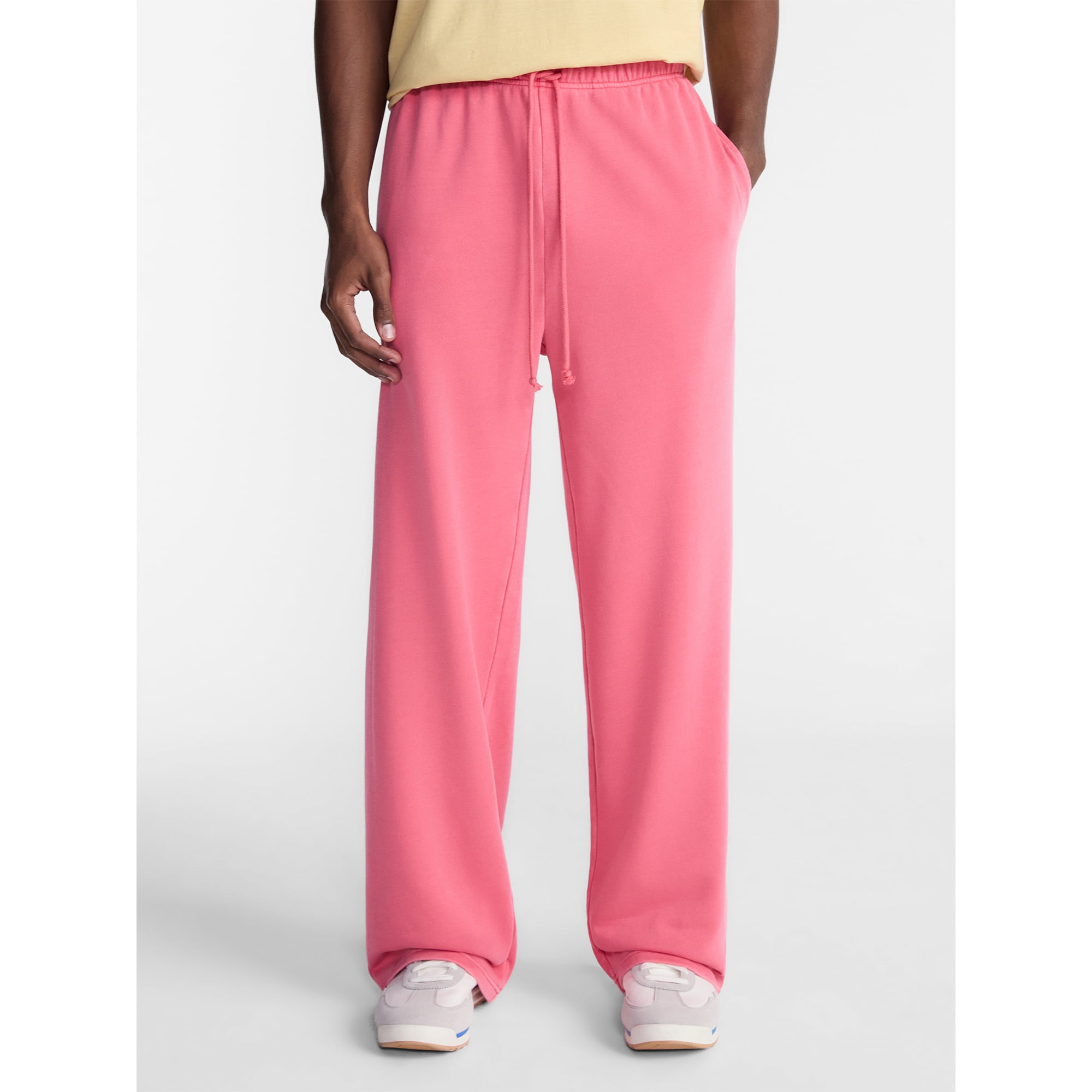 No Boundaries Soft Fleece Vintage Straight Sweatpants, Men's XS-5XL