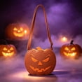 thumbnail image 2 of LILIYA Womens Halloween Pumpkin Crossbody Bags Cute Funny Candy Purse Novelty 3D Shoulder Bag Halloween Holiday Tote Handbag with Chain, 2 of 6