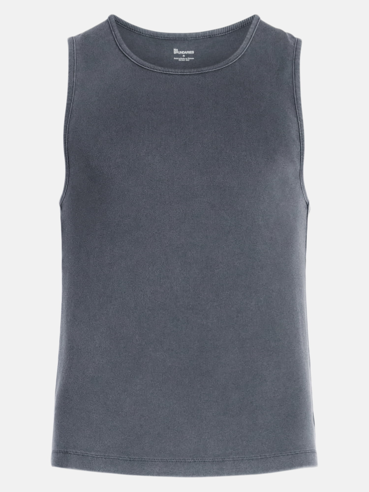 No Boundaries Ribbed Tank Top, Men's XS-5XL