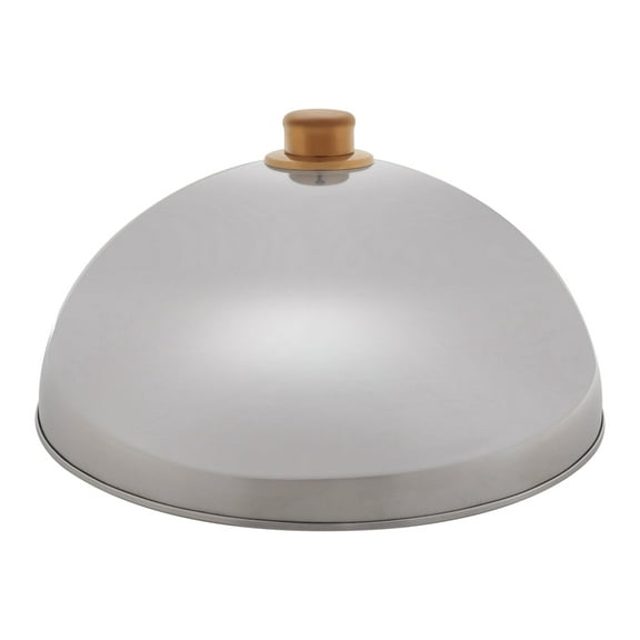 12 Inch Stainless Steel Cheese Melting Dome And Steaming Cover,Polished Steak Cover,Cloche Serving Dish F