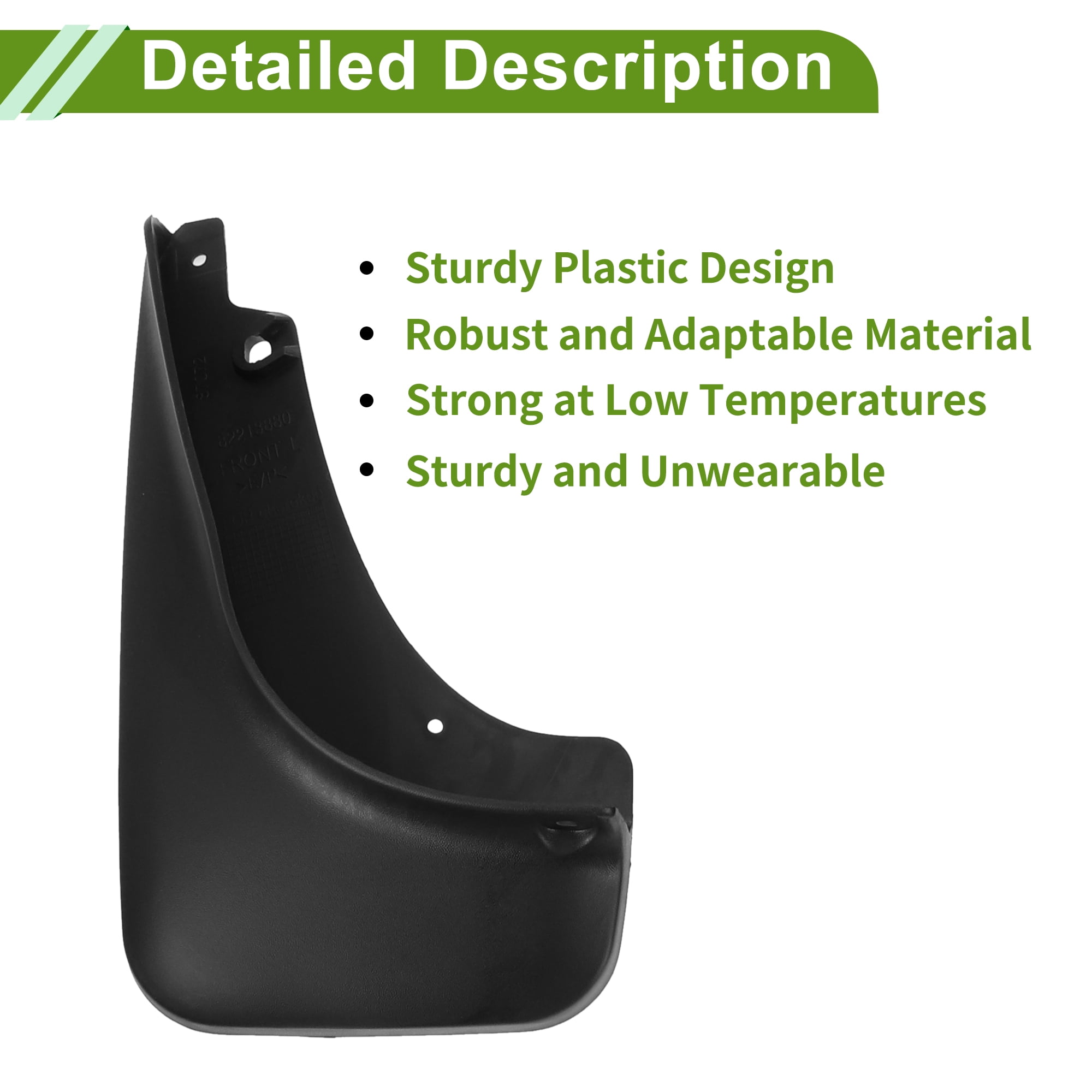 Unique Bargains Mud Flaps Splash Guards for Jeep Cherokee 2019-2022 Front and Rear Mud Guards 1 Set