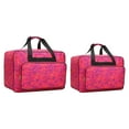thumbnail image 4 of jifeng 2 Pcs Étui de Transport pour Machine à Coudre Fournitures de Couture Sac de Machine à Coudre Extérieur Rouge Rose, 4 of 9