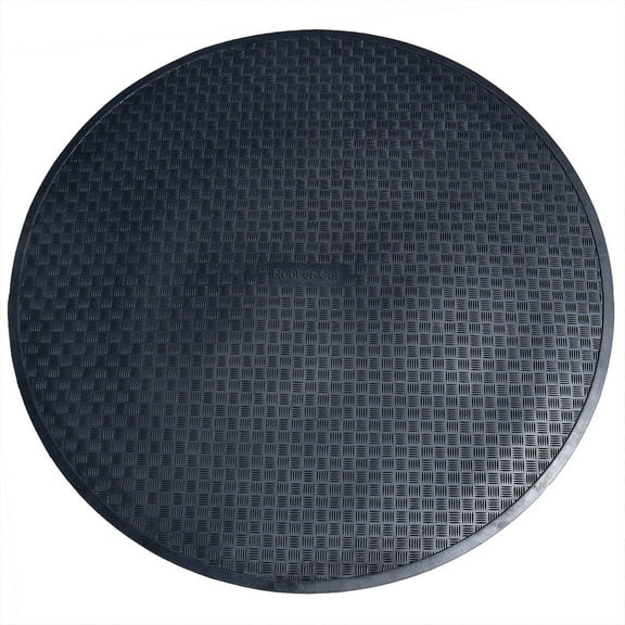 Rubber-Cal Circular Rubber Mat - 54" Diameter