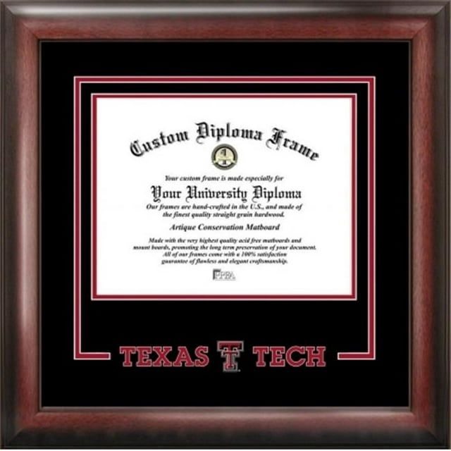 Campus Images TX960EXM Texas Tech University Executive Diploma Frame, 11" x 14"