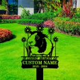thumbnail image 3 of Handmadetneonsign Guinea Pig Memorial Metal With Stake, Pet Metal Name Sign Stake, Wild Life Metal Stake Decor 50591, 3 of 5