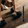 thumbnail image 3 of Yazoeia 2pcs Barbell Rack Weight Plate Rack Weight Loading Pin Weight Plate Rack for Fitness Pulley CJC912-132889, 3 of 9
