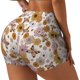 thumbnail image 1 of Balery Sunflowers And Butterflies Pantalones cortos de entrenamiento estampados para mujer, sin costuras, ajustados, para gimnasio, yoga, correr, deportes, ejercicio activo, fitness.-X-Large, 1 of 8
