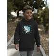 thumbnail image 2 of Grinning Shark Kids Art Hoodie Juniors -Image by Shutterstock,  Medium, 2 of 4
