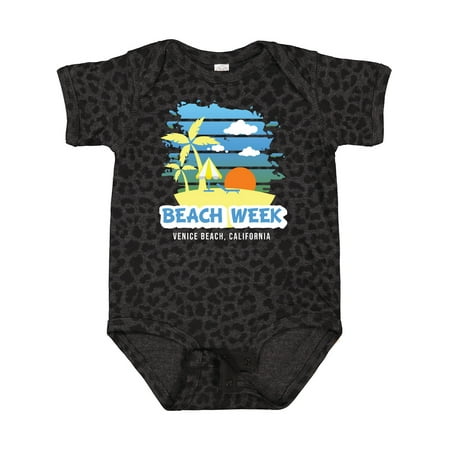 

Inktastic Beach Week Venice Beach California with Palm Trees Gift Baby Boy Bodysuit