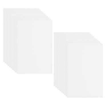 Uxcell 20 Pack EVA Foam Sheets, 12" x 8" 2mm Thick Foam Sheets Crafts Foam Paper, White