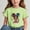 Green, variant on Spazoro Big Boys Girls Shirts Tee, Cute Print Graphic T-Shirts Crew Neck Short Sleeve Casual Summer Tops for Unisex Black Size 3 T