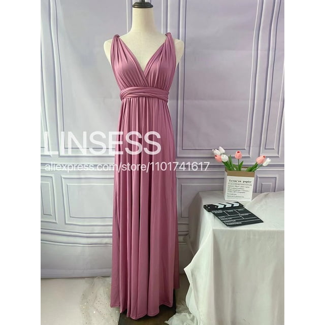 ROSEWOOD Floor Length LONG Maxi Infinity Dress Convertible Formal Wrap Sexy Bridesmaid Dress Evening Dress Wedding Cocktail